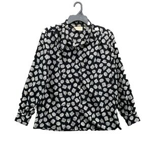 Vintage Pendleton Top Women's 8 Crown Print Classic Corpcore 90s Chic Fem Retro